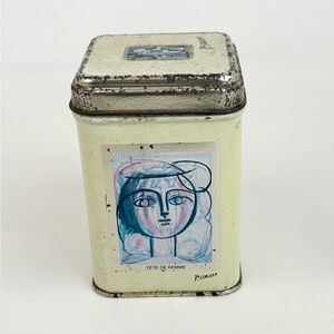 Vintage Picasso Museum Collection Series Tin with Candle by Ben Rickert